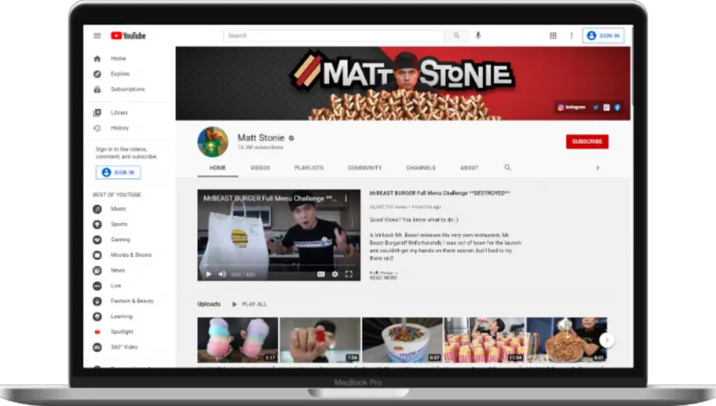 Matt Stonie - YouTube